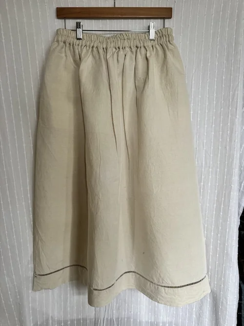 【1940s】Vintage French Linen Skirt フランス製 20250327-_DSC1457.jpg?v=1743735787